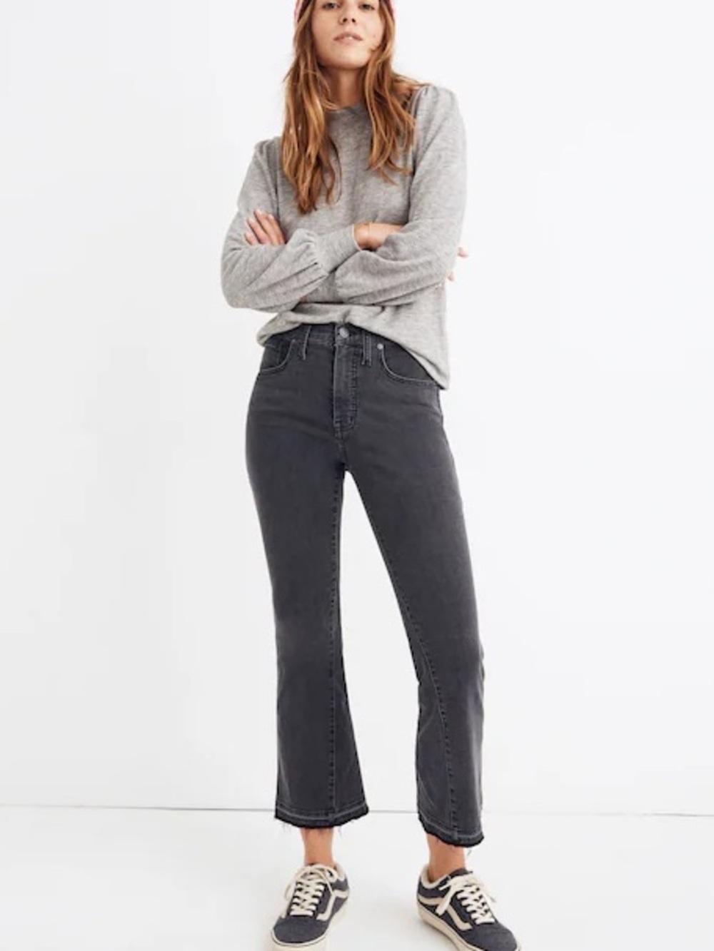 MADEWELL Cali Bootcut Denim Washed Black Jeans Size 27
